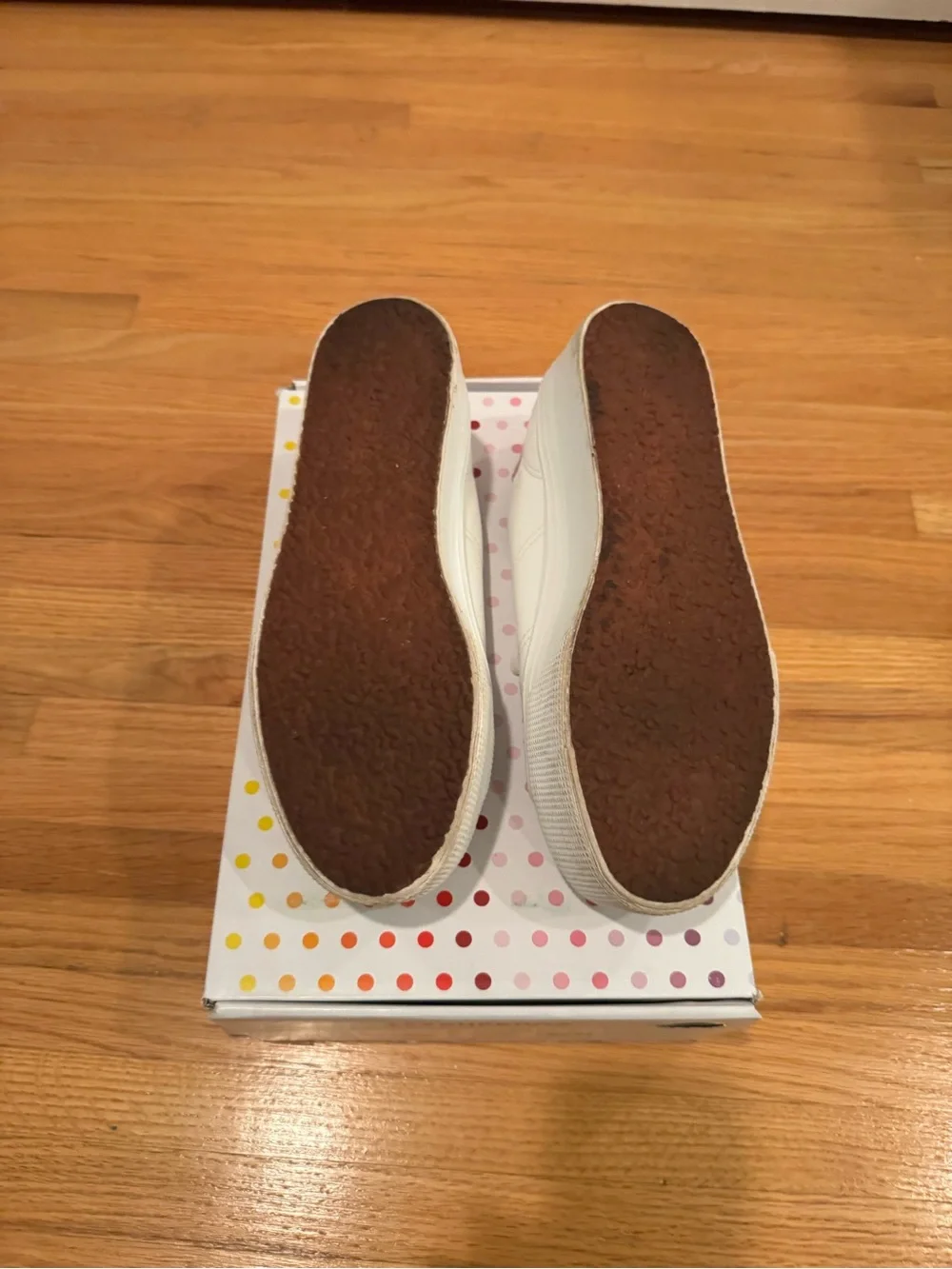 Superga White Sneakers with Pink Heel Tab